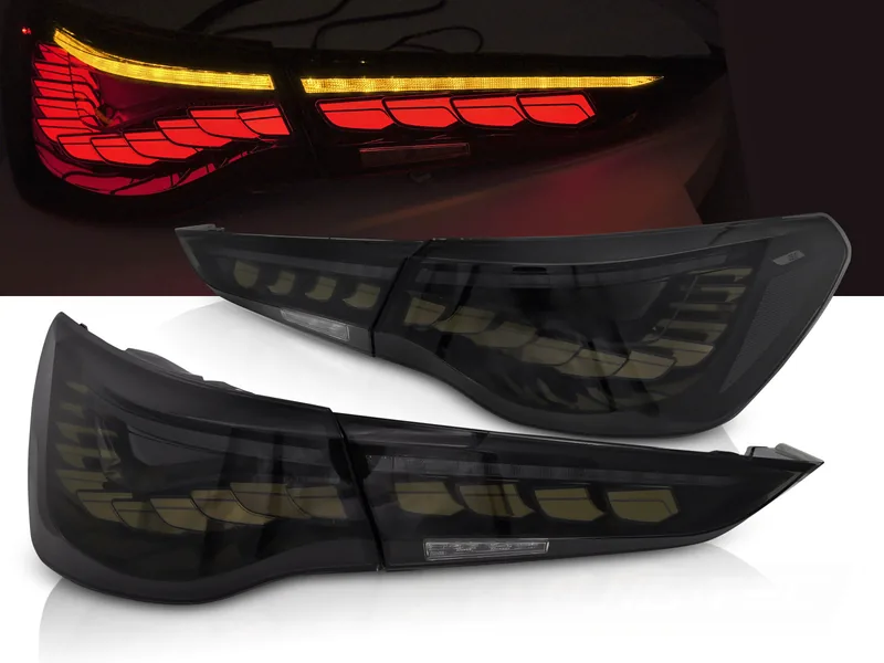 Baklykter BMW G22 G23 20-24 LED SEQ Røykfarget