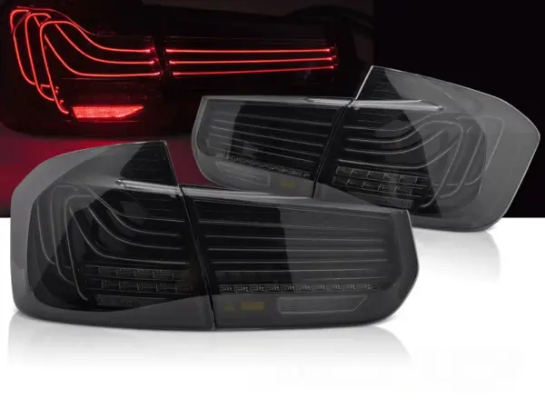 Baklykter BMW F30 11-18 LED SEQ Røykfarget – bilde 1 av 2