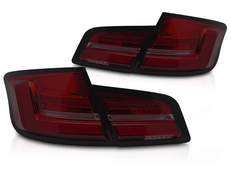 Baklykter BMW F10 10-13 Full LED SEQ Rød/Røykfarget - Bilde 2