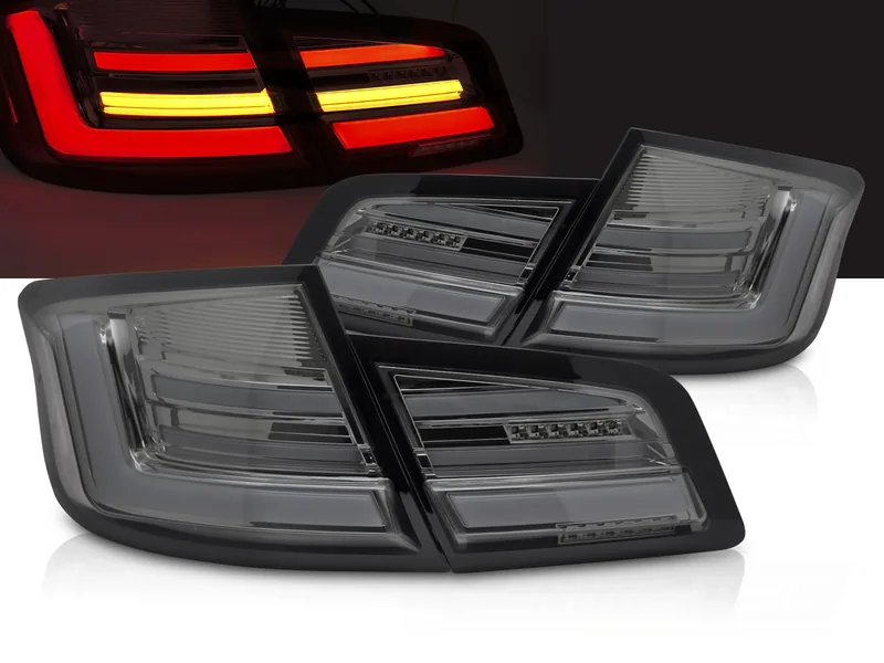 Baklykter BMW F10 10-13 Full LED SEQ Røykfarget