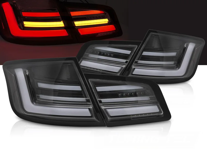 Baklykter BMW F10 10-13 Full LED SEQ Svart