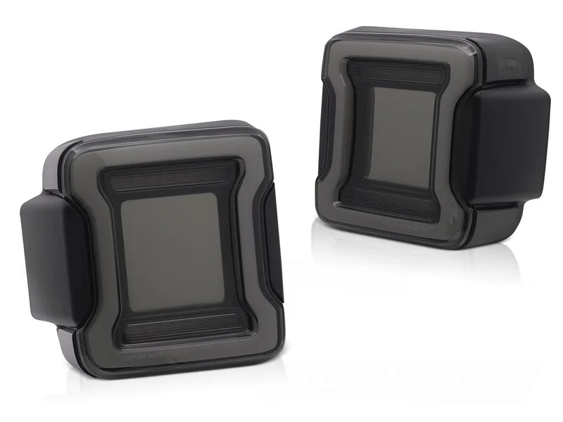 Baklykter Jeep Wrangler JL 18-23 LED SEQ Røykfarget - Bilde 2