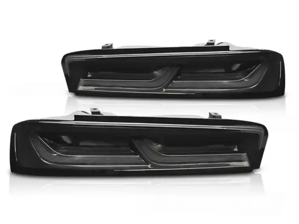 Baklykter Chevrolet Camaro 16-18 LED SEQ Svart/Røykfarget – bilde 2 av 2