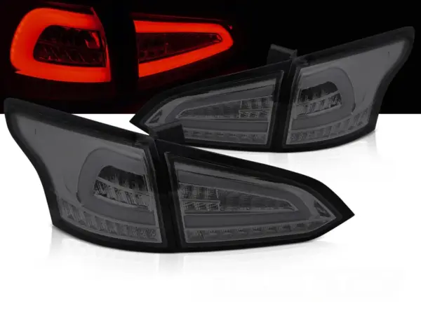 Baklykter Ford Focus MK 3 SW 11-18 Stasjonsvogn LED Bar SEQ Røykfarget – bilde 1 av 2