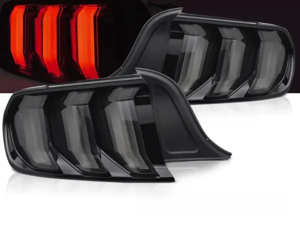 Baklykter Ford MUSTANG 14-22 LED SEQ Røykfarget – bilde 1 av 2