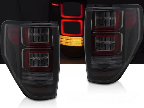 Baklykter Ford F150 MK12 08-14 LED SEQ Røykfarget – bilde 1 av 2