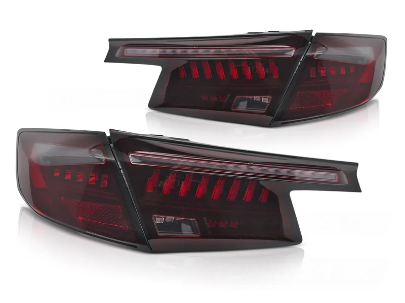 Baklykter Honda Civic XI 21- Hatchback LED SEQ Rød/Røykfarget - Bilde 2