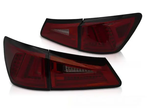 Baklykter Lexus IS II 06-13 LED Bar SEQ Rød/Røykfarget – bilde 2 av 2
