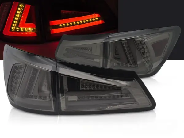 Baklykter Lexus IS II 06-13 LED Bar SEQ Røykfarget – bilde 1 av 2