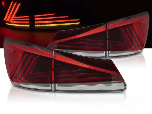 Baklykter Lexus IS II 06-13 LED SEQ Rød – bilde 1 av 2