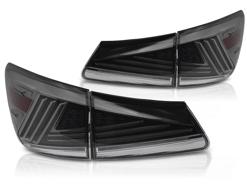 Baklykter Lexus IS II 06-13 LED SEQ Røykfarget - Bilde 2