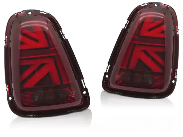Baklykter Mini Cooper R56 R57 R58 R59 10-14 LED Bar SEQ Rød – bilde 2 av 2