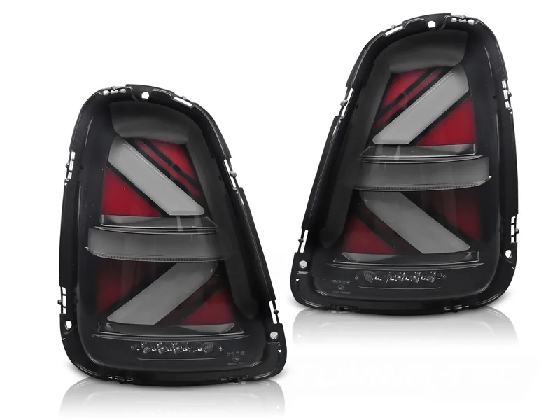 Baklykter Mini Cooper R56 R57 R58 R59 06-14 LED Bar SEQ Røykfarget - Bilde 2