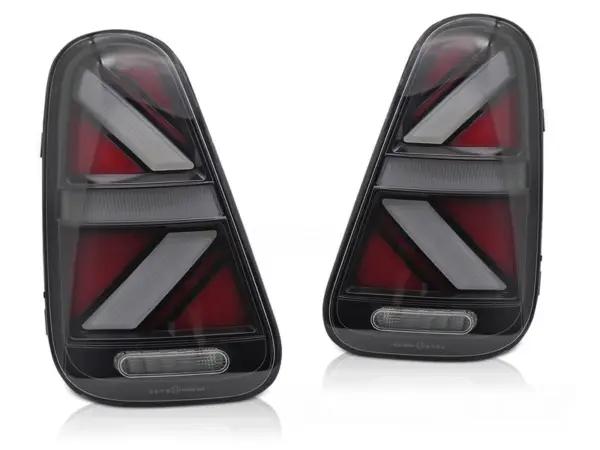 Baklykter Mini Cooper R50 R52 R53 01-06 LED Bar SEQ Røykfarget – bilde 2 av 2