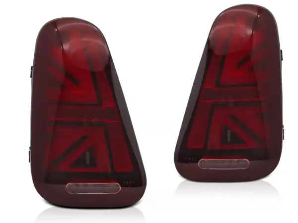 Baklykter Mini Cooper R50 R52 R53 01-06 LED Bar Rød – bilde 2 av 2