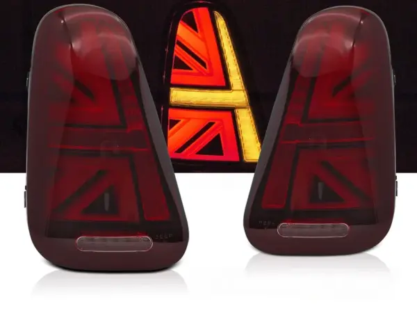 Baklykter Mini Cooper R50 R52 R53 01-06 LED Bar Rød – bilde 1 av 2