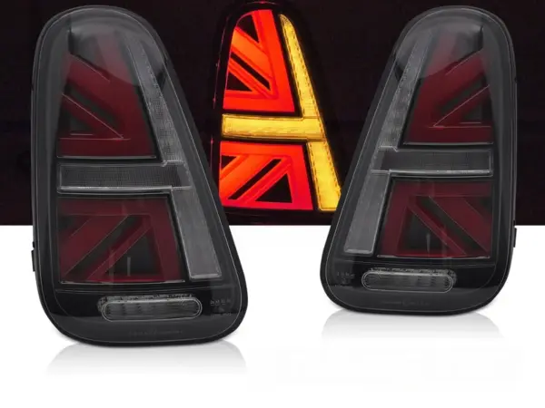 Baklykter Mini Cooper R50 R52 R53 01-06 LED Bar Røykfarget – bilde 1 av 2
