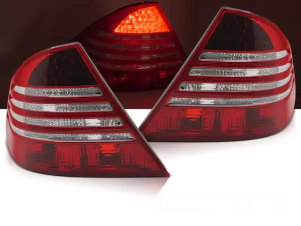 Baklykter Mercedes W220 S-Class 09.98-05.05 LED Rød/Hvit – bilde 1 av 2