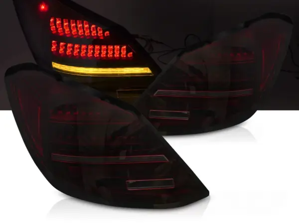 Baklykter Mercedes C-CLASS W205 14-21 LED SEQ Rød/Røykfarget – for original LED – bilde 1 av 2