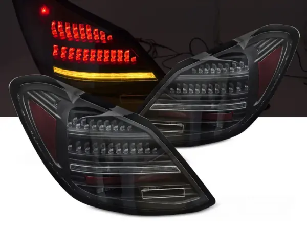Baklykter Mercedes C-CLASS W205 14-21 LED SEQ Svart – for original LED – bilde 1 av 2