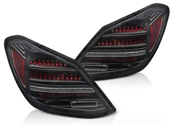 Baklykter Mercedes C-CLASS W205 14-21 LED SEQ Svart – for original LED – bilde 2 av 2