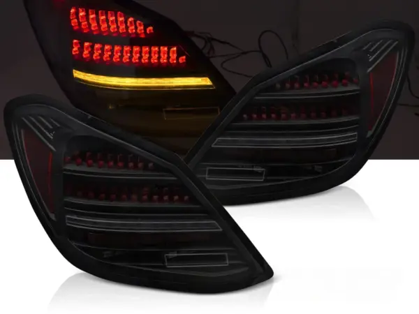 Baklykter Mercedes C-CLASS W205 14-21 LED SEQ Røykfarget – for original LED – bilde 1 av 2