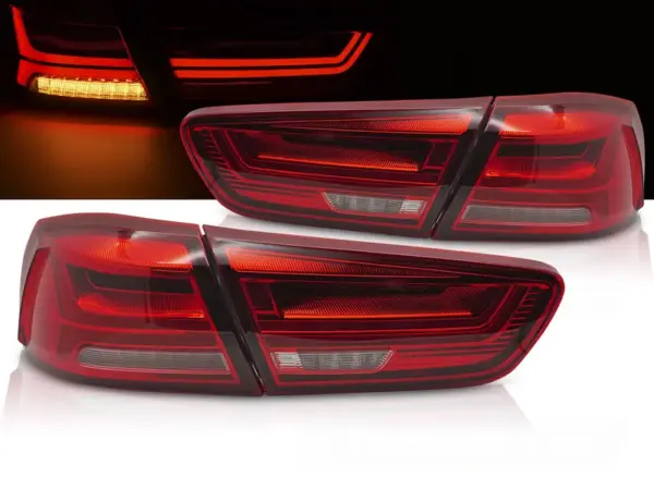 Baklykter Mitsubishi Lancer 8 Sedan 08-16/Lancer EVOLUTION X 07-16 LED SEQ Rød – bilde 1 av 2