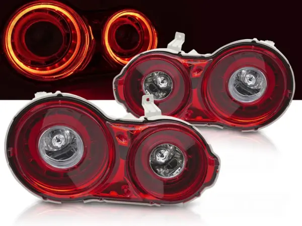 Baklykter Nissan GT-R 08- 23 LED Rød – bilde 1 av 2
