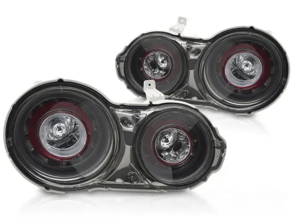 Baklykter Nissan GT-R 08-23 LED Røykfarget – bilde 2 av 2