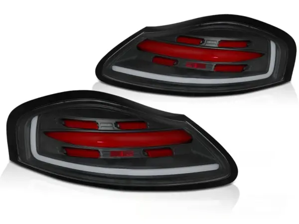Baklykter Porsche BOXSTER 986 96-04 LED Bar SEQ Svart – bilde 2 av 2