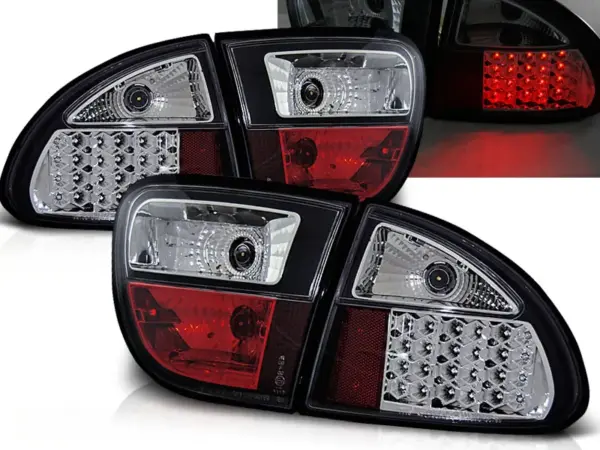 Baklykter Seat Leon 99-04 LED Svart – bilde 1 av 2