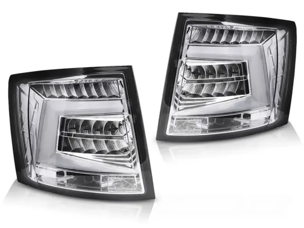 Baklykter Skoda Octavia III 12-20 SW OEM BULB Stasjonsvogn LED Bar SEQ Krom – bilde 2 av 2