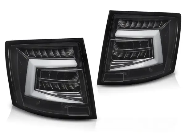 Baklykter Skoda Octavia III 12-20 SW OEM BULB Stasjonsvogn LED Bar SEQ Svart – bilde 2 av 2
