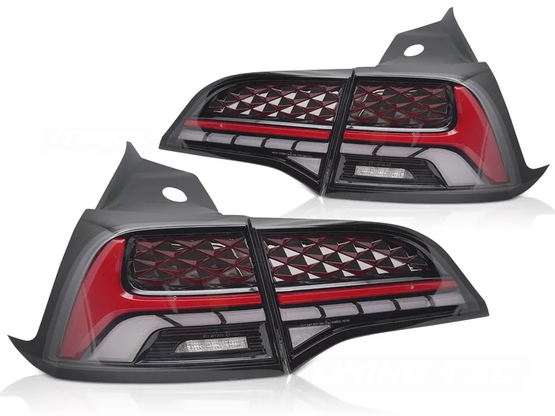 Baklykter Tesla Model 3 17-23/Model Y LED SEQ - Bilde 2