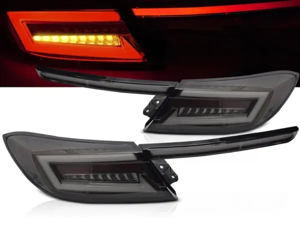 Baklykter Toyota GR86 21- LED Bar SEQ Gull/Røykfarget