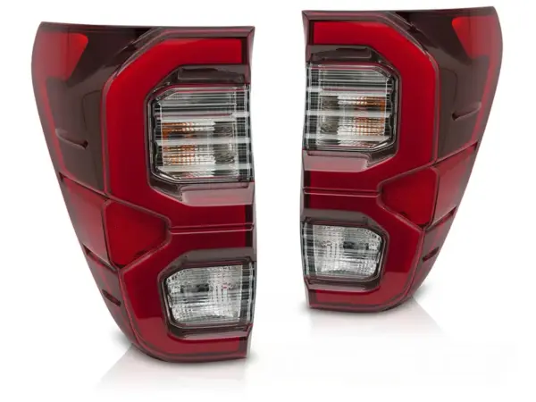 Baklykter Toyota HILUX 16-20 LED Bar Rød – bilde 2 av 2