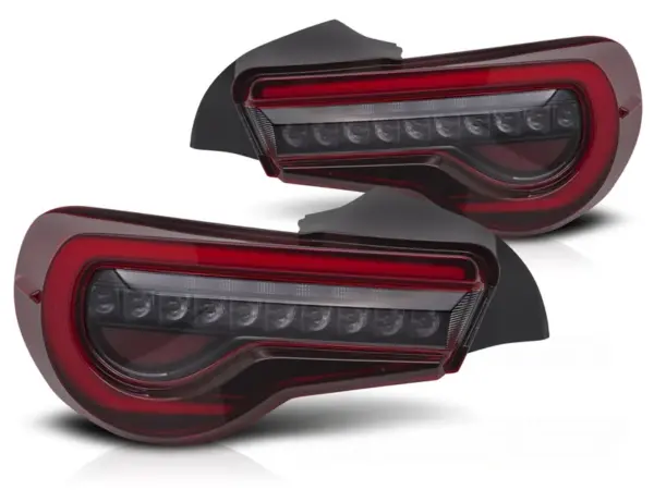 Baklykter Toyota GT86 12-21 LED Bar SEQ Rød – bilde 2 av 2