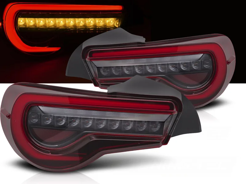 Baklykter Toyota GT86 12-21 LED Bar SEQ Rød