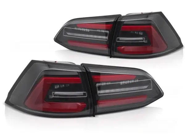 Baklykter VW Golf 7 13-17 SW Variant LED SEQ Svart – for original LED – bilde 2 av 2