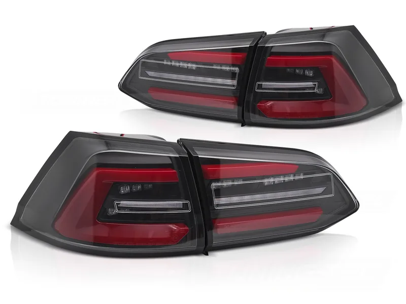 Baklykter VW Golf 7 17-19 SW Variant LED SEQ Svart - Bilde 2