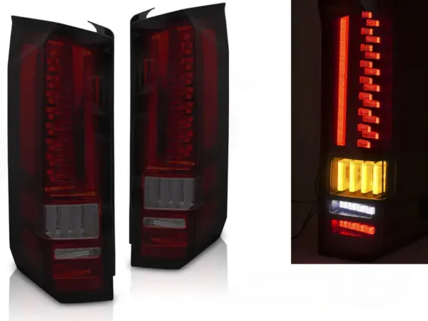 Baklykter VW Crafter 17- Full LED SEQ Rød/Røykfarget – bilde 1 av 2