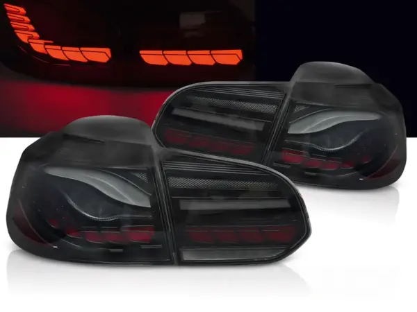 Baklykter VW Golf VI 08-13 Hatchback LED SEQ Røykfarget – bilde 1 av 2