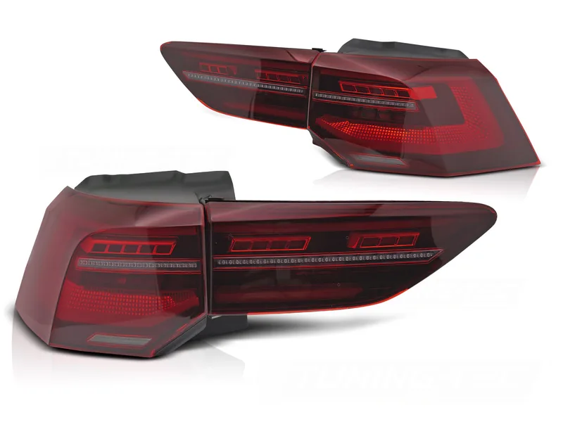 Baklykter VW Golf 8 19-24 LED SEQ Rød - Bilde 2