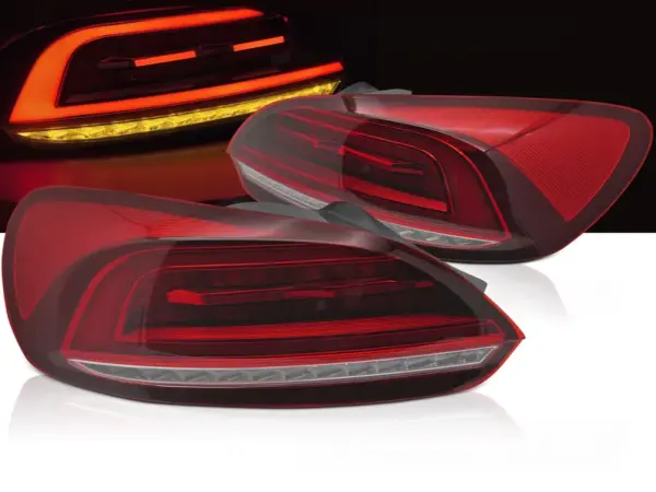 Baklykter VW Scirocco III 08-14 LED Bar SEQ Rød – bilde 1 av 2