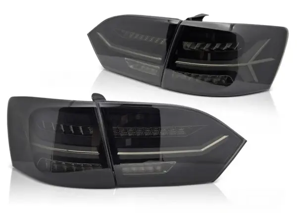 Baklykter VW Jetta VI 11-14 LED Bar SEQ Røykfarget – bilde 2 av 2