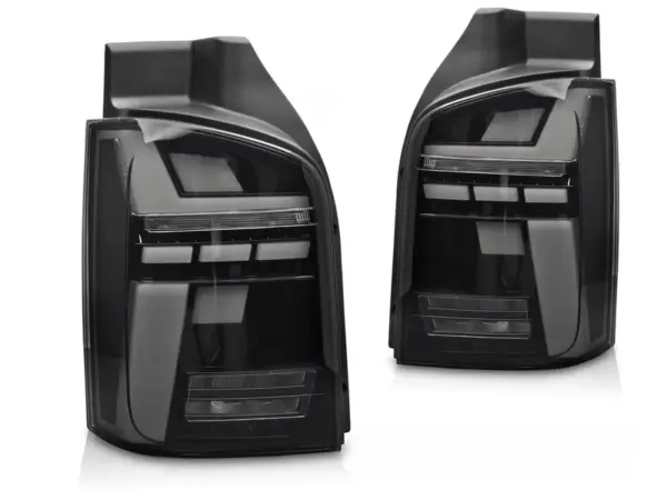 Baklykter VW T5 04.03-09/10-15 Bakluke LED Bar SEQ Røykfarget – bilde 2 av 2