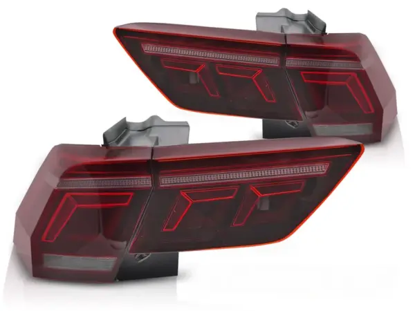 Baklykter VW TIGUAN II 20-24 LED Bar Rød – bilde 2 av 2