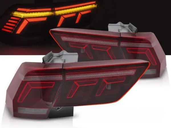 Baklykter VW TIGUAN II 20-24 LED Bar Rød – bilde 1 av 2